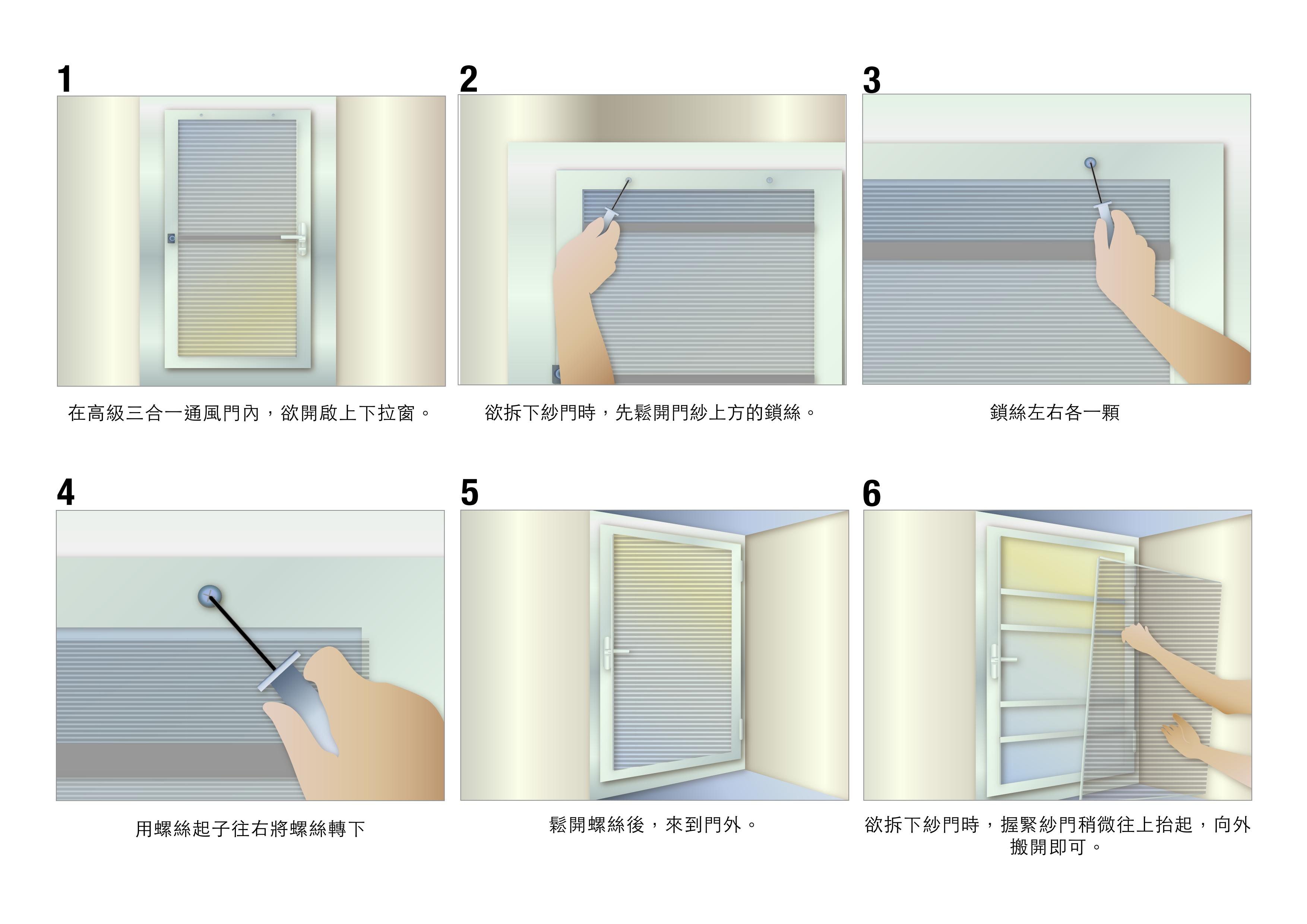 通風門拆卸